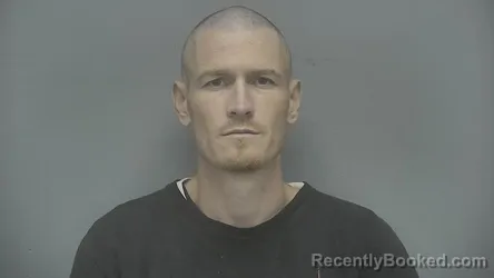 Mugshot of Ryan Delane Burns booked in Vigo County, Indiana on May 22, 2026