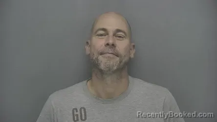 Mugshot of Richard Card booked in Vigo County, Indiana on October 4, 2026