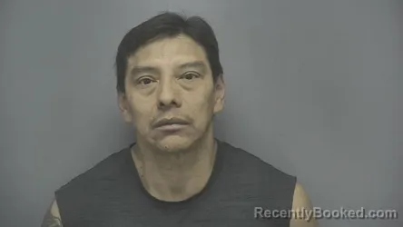 Booking photo from Vigo County, Indiana