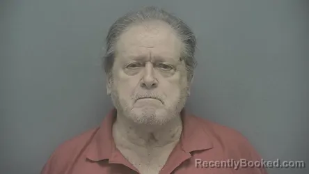 Mugshot of Rick L. Dobson booked in Vigo County, Indiana on September 7, 2026