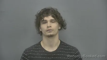 Mugshot of Rylan Gossett booked in Vigo County, Indiana on July 1, 2026