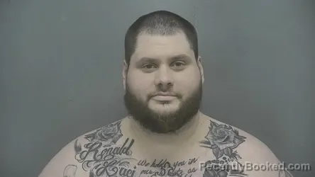 Mugshot of Ronald Allen Levi Luci booked in Vigo County, Indiana on March 24, 2026