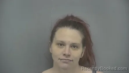 Mugshot of Rebecca Leeann Rosa booked in Vigo County, Indiana on May 7, 2026