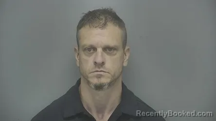 Mugshot of Russell Z Rogers booked in Vigo County, Indiana on October 6, 2026