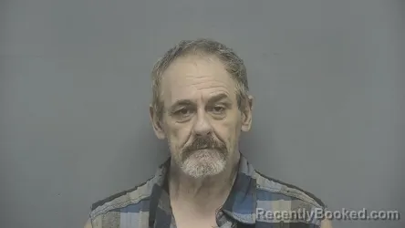 Mugshot of Russell Alan Ray booked in Vigo County, Indiana on July 16, 2026