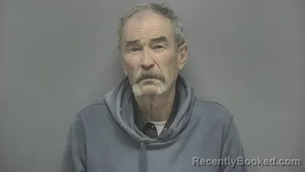 Mugshot of Richard A Unger booked in Vigo County, Indiana on March 8, 2026