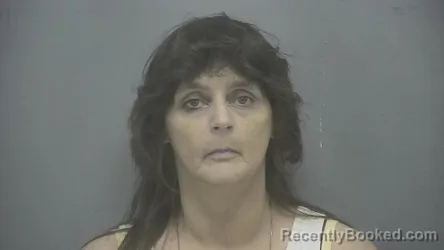 Mugshot of Sandy Leigh Bray booked in Vigo County, Indiana on August 18, 2026