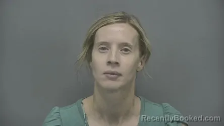 Mugshot of Sarah C Chaney booked in Vigo County, Indiana on July 9, 2026