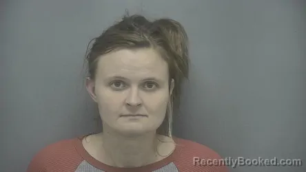Mugshot of Samantha A Hollingsworth booked in Vigo County, Indiana on June 26, 2026