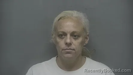 Mugshot of Shanah Marie Howell booked in Vigo County, Indiana on August 17, 2026