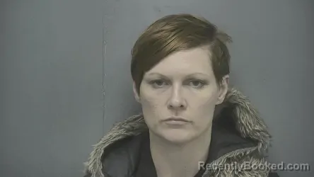 Mugshot of Stephanie Michelle-Worley Hapner booked in Vigo County, Indiana on April 1, 2026