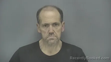 Mugshot of Shawn Clifton Henley booked in Vigo County, Indiana on April 8, 2026