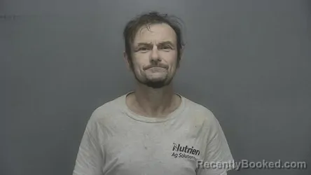 Mugshot of Shane A. Johnson booked in Vigo County, Indiana on August 31, 2026
