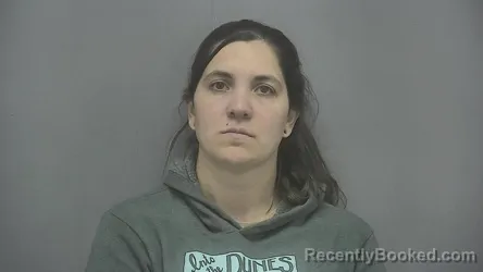 Mugshot of Stephanie Kirkman booked in Vigo County, Indiana on May 7, 2026