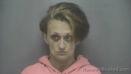 Mugshot of September Le Russell booked in Vigo County, Indiana on June 15, 2026