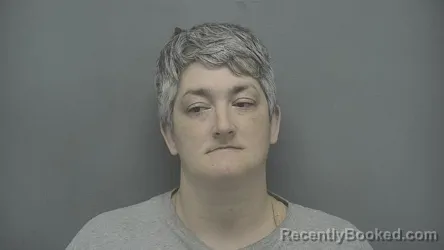 Mugshot of Sherri L Weaver booked in Vigo County, Indiana on March 26, 2026