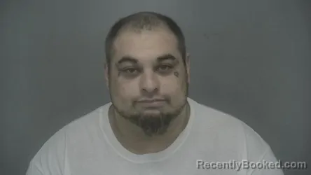 Mugshot of Tevin Lee Allen booked in Vigo County, Indiana on July 15, 2026