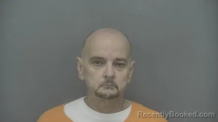 Mugshot of Terry Gene Baugh booked in Vigo County, Indiana on May 12, 2026