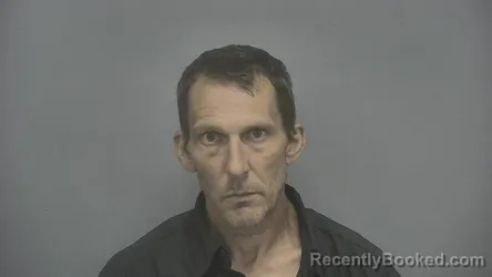 Mugshot of Troy Hanson booked in Vigo County, Indiana on August 29, 2026