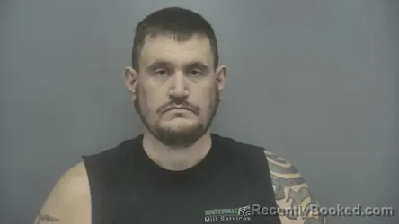 Mugshot of Travis L James booked in Vigo County, Indiana on April 2, 2026