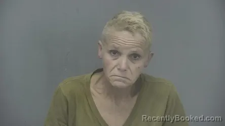 Mugshot of Tina Marie Martin booked in Vigo County, Indiana on September 14, 2026