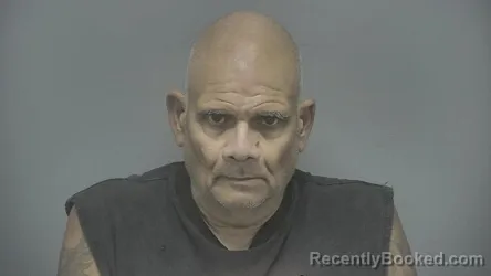 Mugshot of Thomas A Pitts booked in Vigo County, Indiana on August 30, 2026