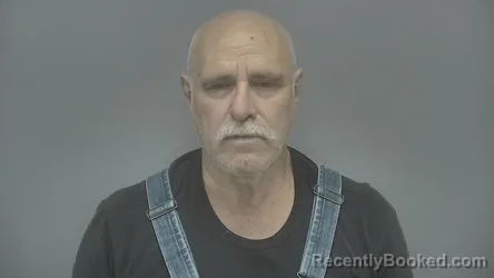 Mugshot of Tony L Sly booked in Vigo County, Indiana on September 2, 2026