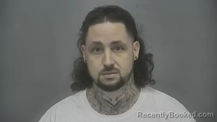 Mugshot of Tanner Wayne Travioli booked in Vigo County, Indiana on July 11, 2026