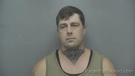 Mugshot of Travis H Whitehead booked in Vigo County, Indiana on May 20, 2026