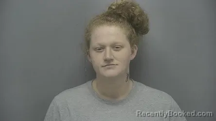 Mugshot of Violet Emma Nicole Leclercq-Judy booked in Vigo County, Indiana on May 19, 2026