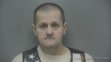 Mugshot of Wesley F. Okulovich booked in Vigo County, Indiana on June 23, 2026