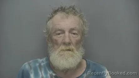 Mugshot of William Rodney Simrell booked in Vigo County, Indiana on July 26, 2026