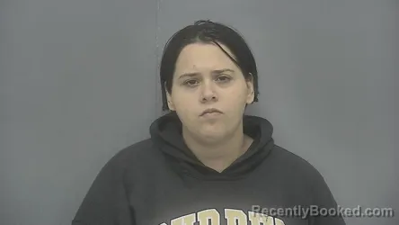 Mugshot of Yasmine Jeanette Hernandez booked in Vigo County, Indiana on April 3, 2026