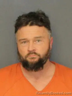 Mugshot of BRANDON SCOTT ADAMS booked in Warrick County, Indiana on March 17, 2026