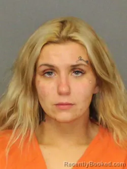 Mugshot of CHLOE JENNELL BROWN booked in Warrick County, Indiana on March 15, 2026