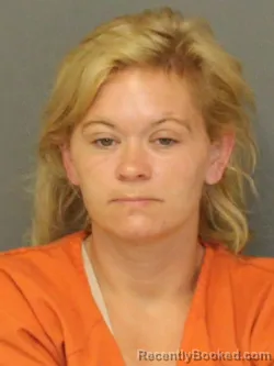 Mugshot of KENDRA NICOLE BUTTS booked in Warrick County, Indiana on July 5, 2026