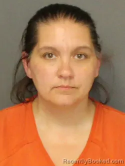 Mugshot of AMY LYNN DAME booked in Warrick County, Indiana on May 3, 2026