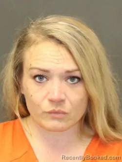 Mugshot of COURTNEY LYNN MARIE FORONDA booked in Warrick County, Indiana on May 9, 2026