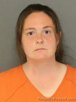 Mugshot of MELISSA DAWN FARRINGTON booked in Warrick County, Indiana on June 17, 2026