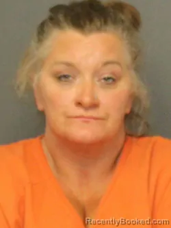 Mugshot of AMBER GREAVES GRESHAM booked in Warrick County, Indiana on May 9, 2026