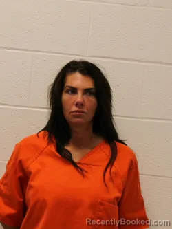 Mugshot of Brooke Ashley Hughart booked in Warrick County, Indiana on October 10, 2026