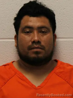 Mugshot of Firmin Norveli Mazariegos Ramirez booked in Warrick County, Indiana on August 15, 2026