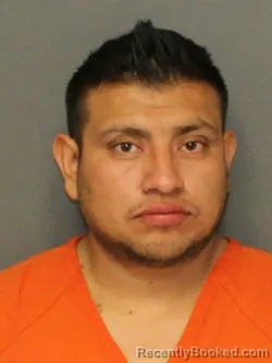 Mugshot of HIBER HUMBERTO PEREZ BRAVO booked in Warrick County, Indiana on March 22, 2026