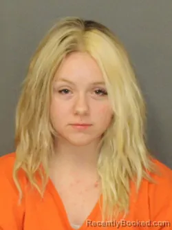 Mugshot of ALLISON KATE SIMPSON booked in Warrick County, Indiana on June 21, 2026