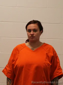 Mugshot of Morgan Nicole Warren booked in Warrick County, Indiana on October 23, 2026