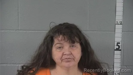 Mugshot of AMY MICHELLE CARREON booked in Washington County, Indiana on July 13, 2026