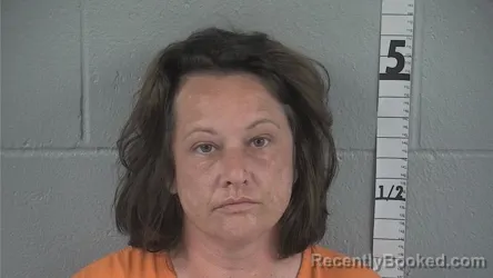 Mugshot of Amber Hessig booked in Washington County, Indiana on August 8, 2026
