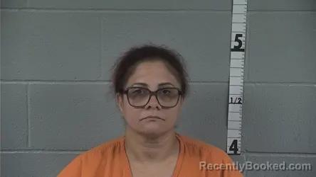 Mugshot of ANYA LLANO ESPINOSA booked in Washington County, Indiana on August 3, 2026