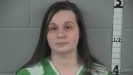 Mugshot of Brittany Swartz booked in Washington County, Indiana on October 9, 2026
