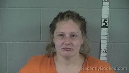 Mugshot of Crystal D Rutherford booked in Washington County, Indiana on August 6, 2026